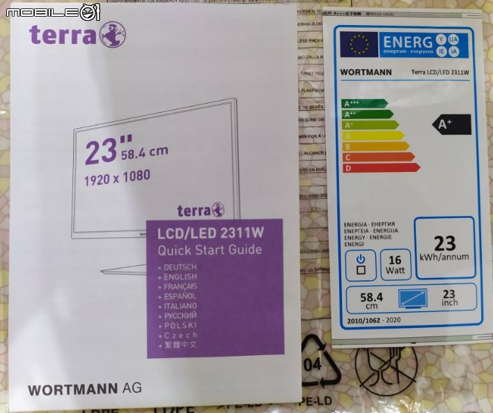 Terra 23吋 IPS電腦螢幕 (2311W) 開箱推薦