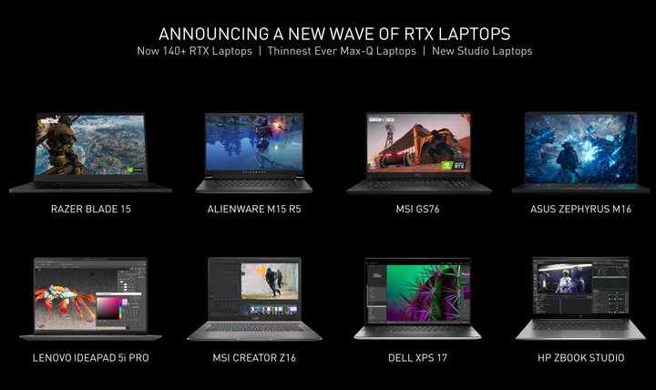 NVIDIA 推出 RTX 3050/3050 Ti 筆電 GPU 在主流價格帶提供高效顯示性能
