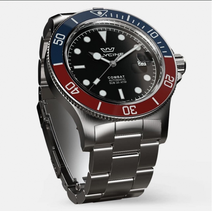 「開箱」DROP + GLYCINE combat sub “SODA” Special Edition watch
