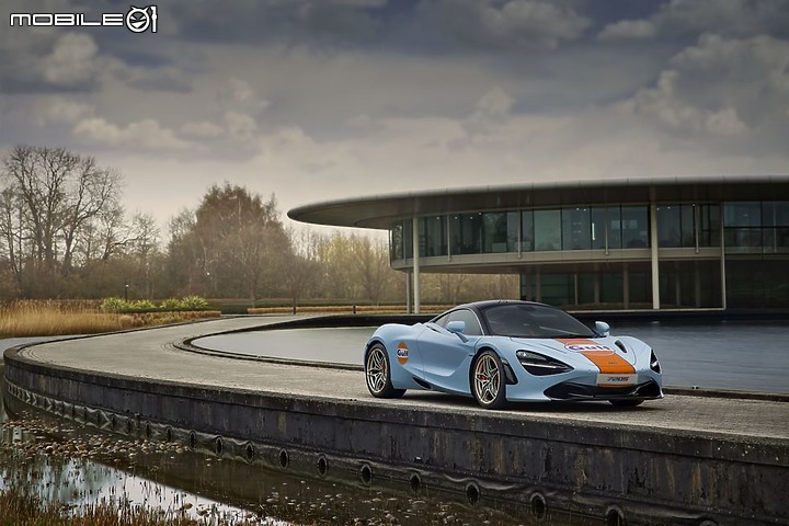 【海外情報】McLaren經典Gulf Oil塗裝再現,本週F1賽事登場並提供720S選用!