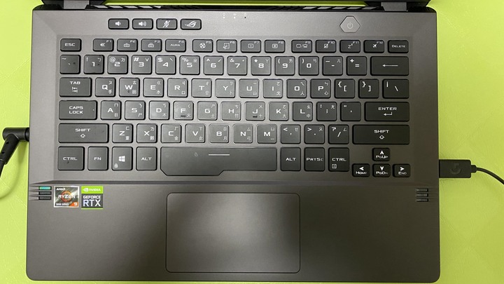 ROG Zephyrus G14 GA401QM 簡易測試(灰色版本)