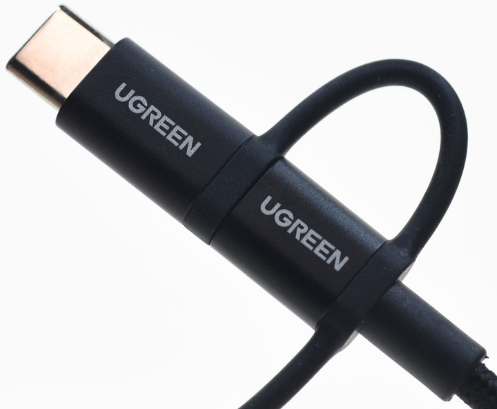 UGREEN綠聯Lightning+Micro USB+Type-C三合一萬用手機快充傳輸線開箱