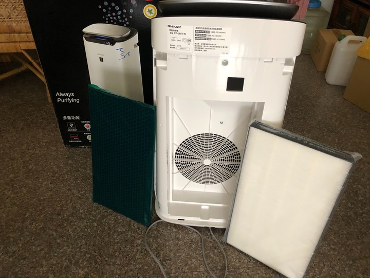 開箱!! FP-J60T-W 空氣清淨機
