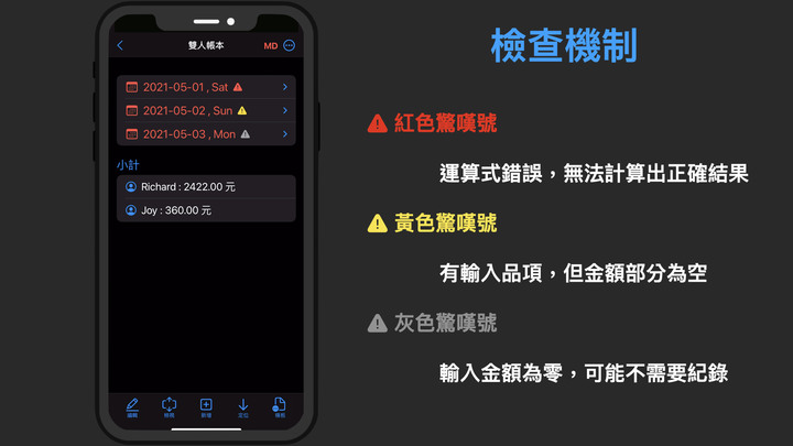 App 分享 - 馬克記帳 : 以 Markdown 為基礎的記帳 App