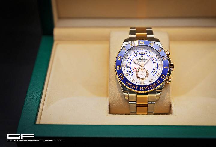 --半金大艇-- 勞力士 Rolex 116681 Yacht Master II 44mm 手骨要粗 簡易開箱分享