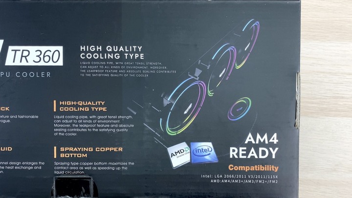 點我看大圖 價格客家,用料不差,高 C/P 值。darkFlash SYMPHONY TR360 A-RGB 一體式水冷