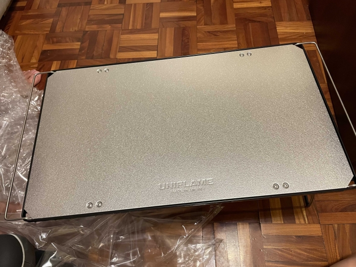 UNIFLAME 摺疊置物網架+ 不鏽鋼頂板 開箱 樂淘代購分享