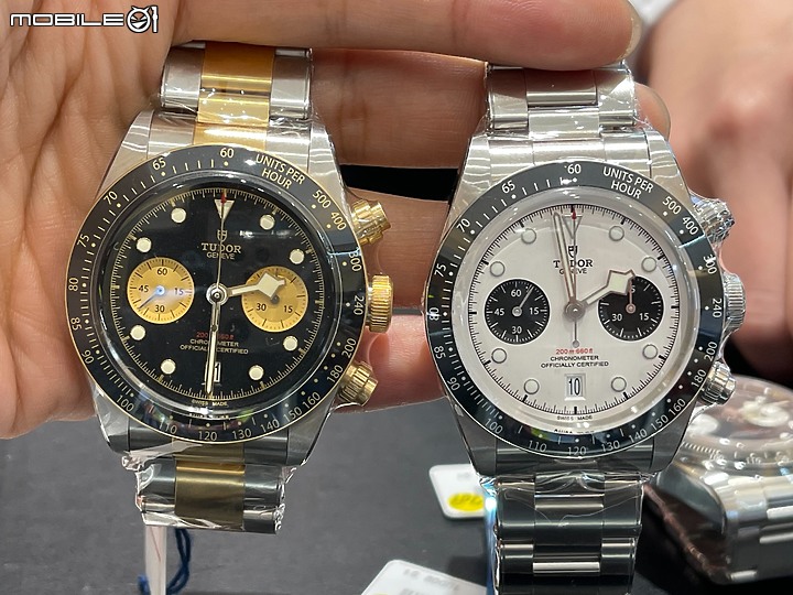 點我看大圖 TUDOR BLACK BAY CHRONO S&G 黑與白之外的金熊貓