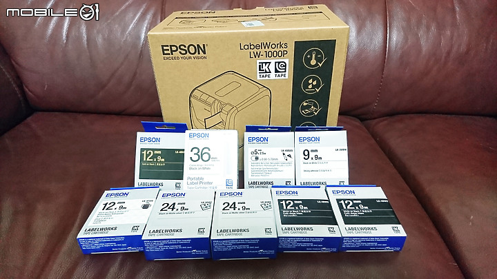 [開箱] Epson LW-1000P [標籤機] 6mm~36mm