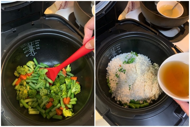 分享居家料理~特福萬用鍋自製蛤蜊精+蛤蜊炊飯