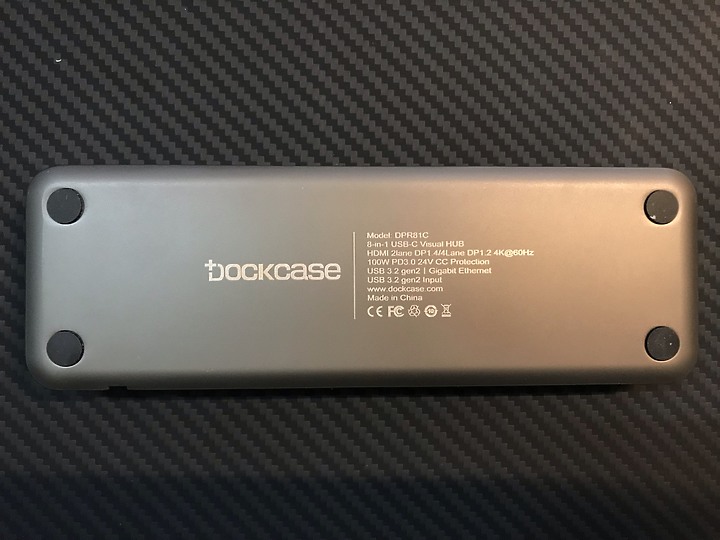 [開箱] DockCase 8合1 type-c Hub