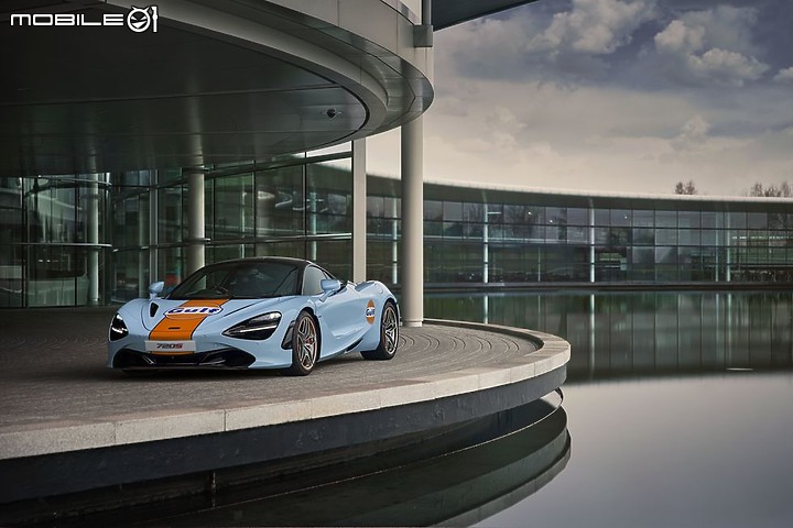 【海外情報】McLaren經典Gulf Oil塗裝再現,本週F1賽事登場並提供720S選用!