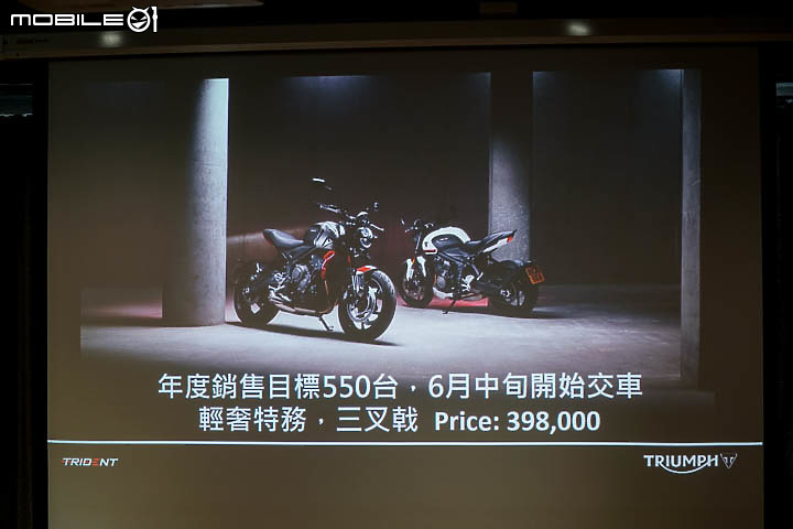 【採訪】81ps 不鎖馬力！Triumph TRIDENT 660 台灣售價正式公布！