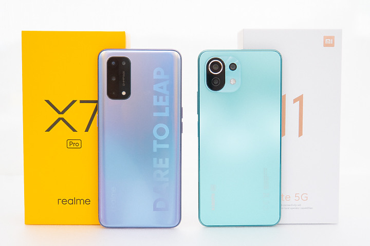 比較 /「小米11 Lite 5G」 v.s 「realme X7 Pro 5G」 CP值萬元機 誰合你胃口?