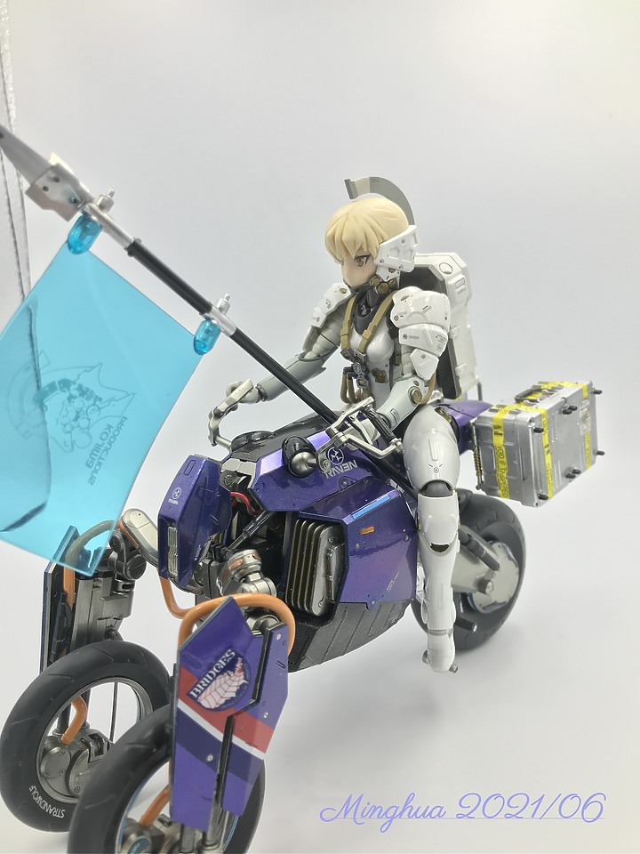 Kotobukiya 壽屋 1/12 死亡擱淺 倒三輪車 + Ludens 簡單分享