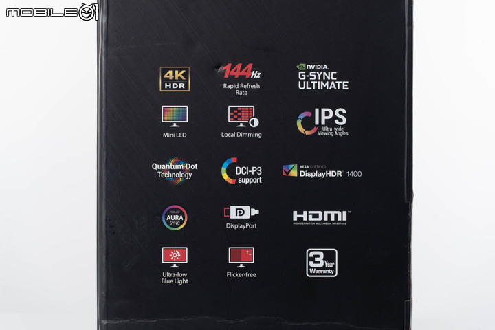 ROG SWIFT PG32UQX 電競螢幕開箱體驗 以 Mini LED 技術達成超細膩畫質演出