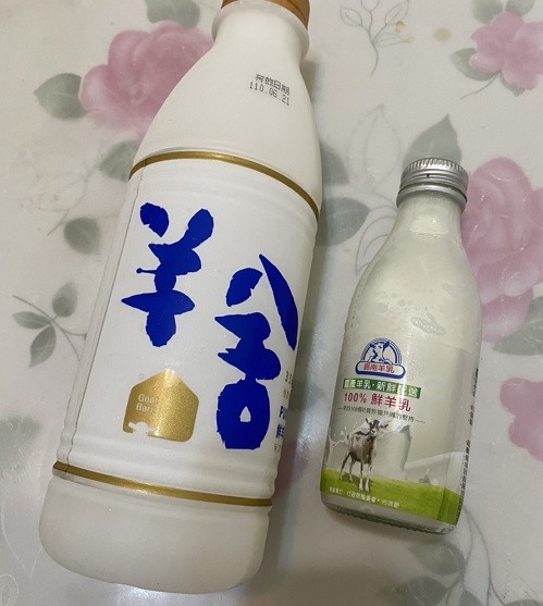 嘉南羊乳和羊舍鮮羊乳比較