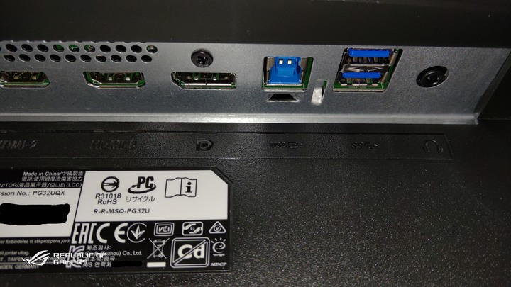 ROG PG32UQX - 4K 144Hz DSC Mini LED HDR顯示器之王(簡單開箱-圖文多)