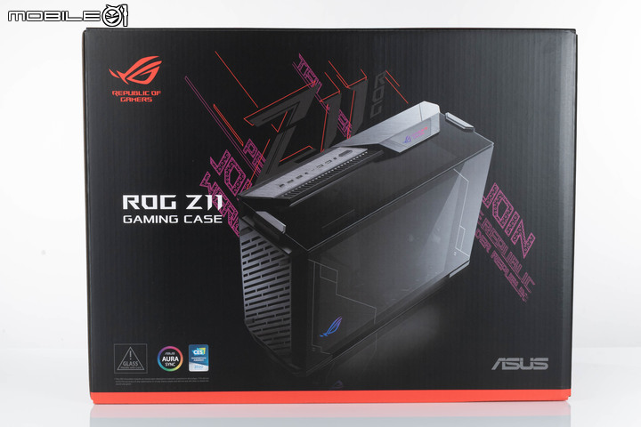 ROG Z11 電競機殼開箱試用 以斜向擺主機板真能提高性能?