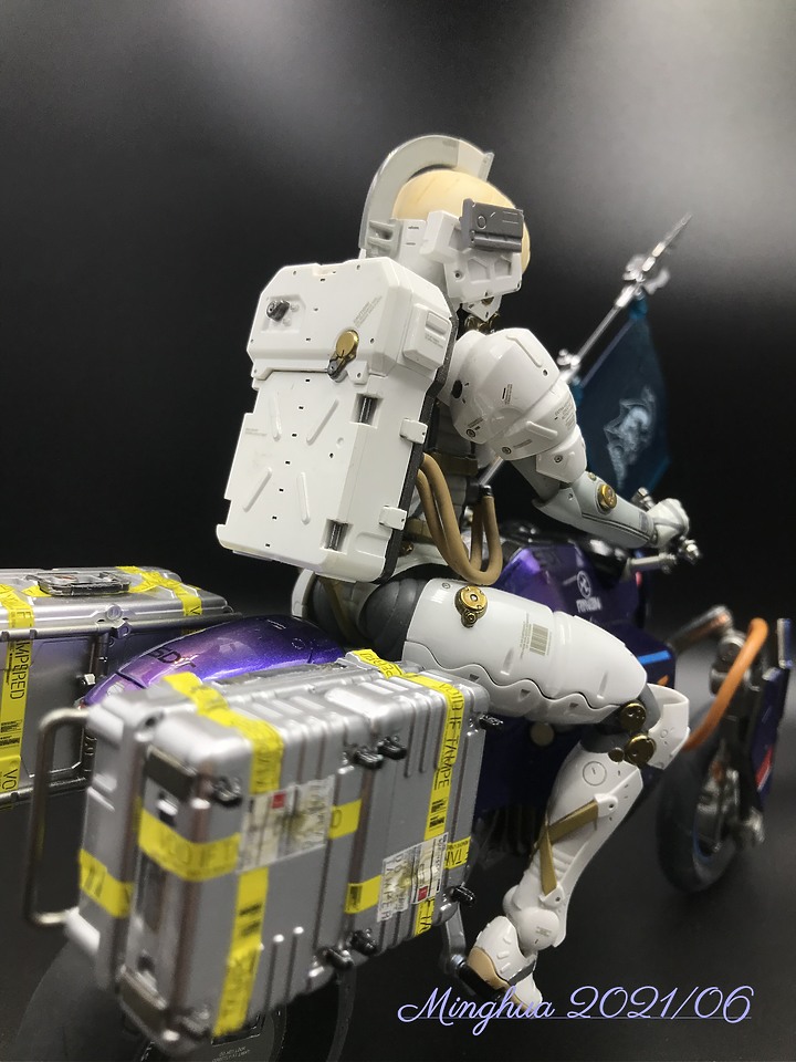 Kotobukiya 壽屋 1/12 死亡擱淺 倒三輪車 + Ludens 簡單分享