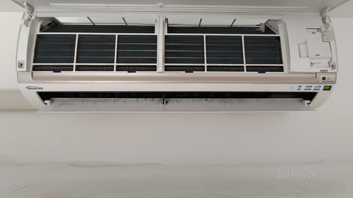 DIY國際牌LJ分離式冷氣室內機清洗