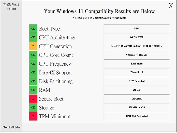 點我看大圖 Windows 11 安裝硬體需求