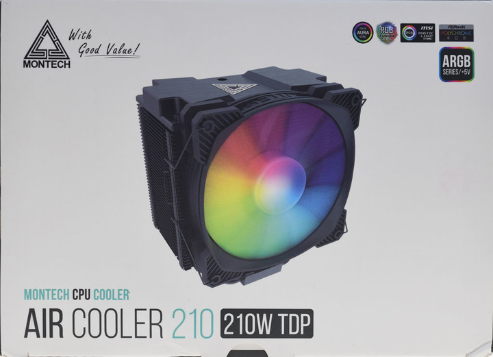MONTECH君主AIR COOLER 210散熱器簡單開箱