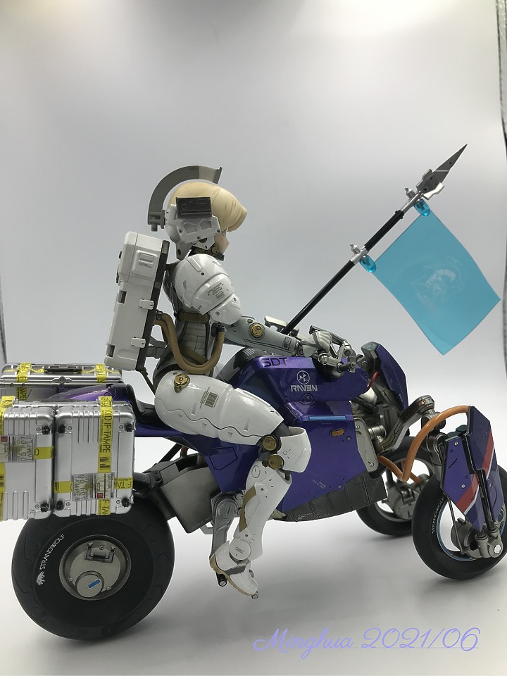 Kotobukiya 壽屋 1/12 死亡擱淺 倒三輪車 + Ludens 簡單分享