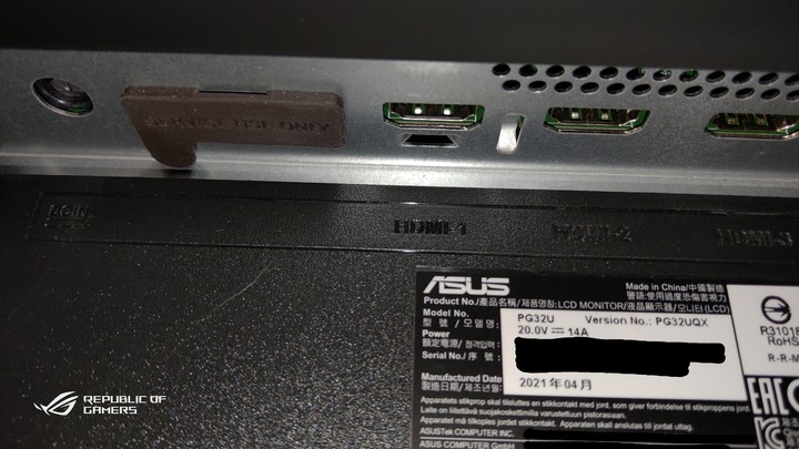 ROG PG32UQX - 4K 144Hz DSC Mini LED HDR顯示器之王(簡單開箱-圖文多)