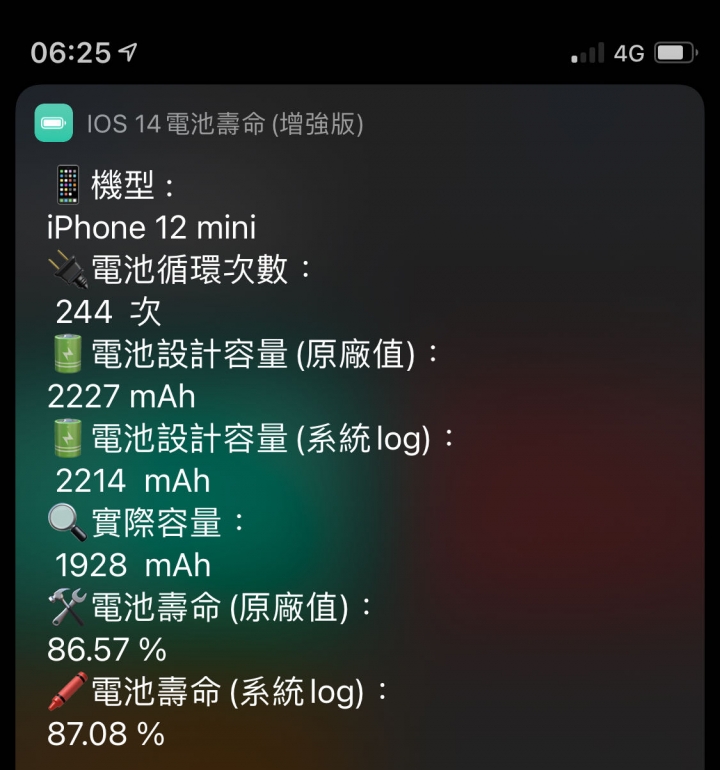 iphone12 mini電池健康度之誰能比我低