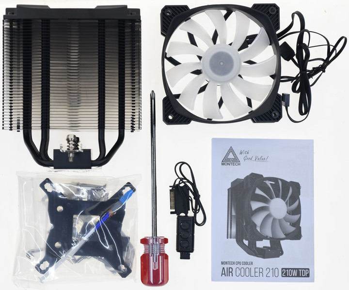 MONTECH君主AIR COOLER 210散熱器簡單開箱