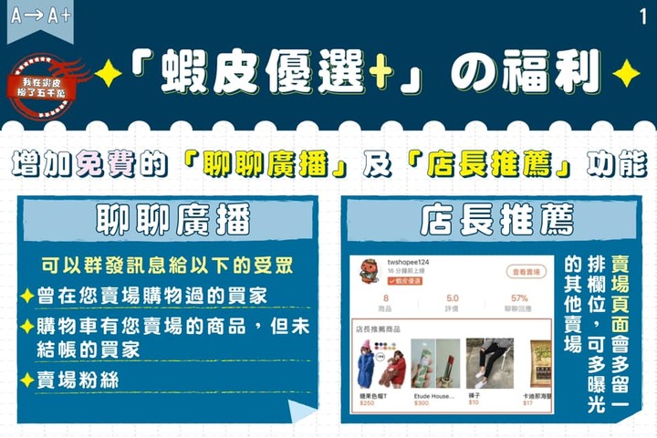 蝦皮最近的的新功能