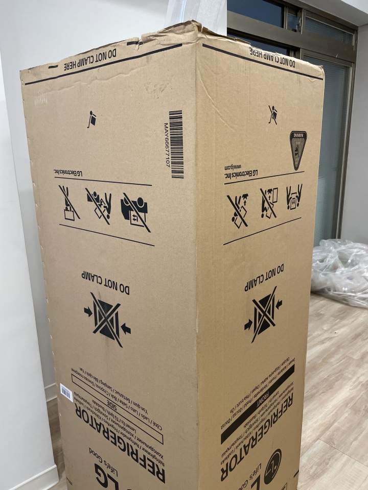 LG冰箱剛送來噪音很大