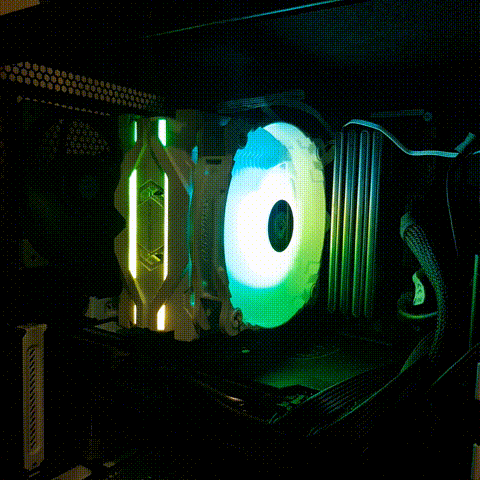 一身雪白加上ARGB燈效！ENERMAX ETS-F40 ARGB（白）！
