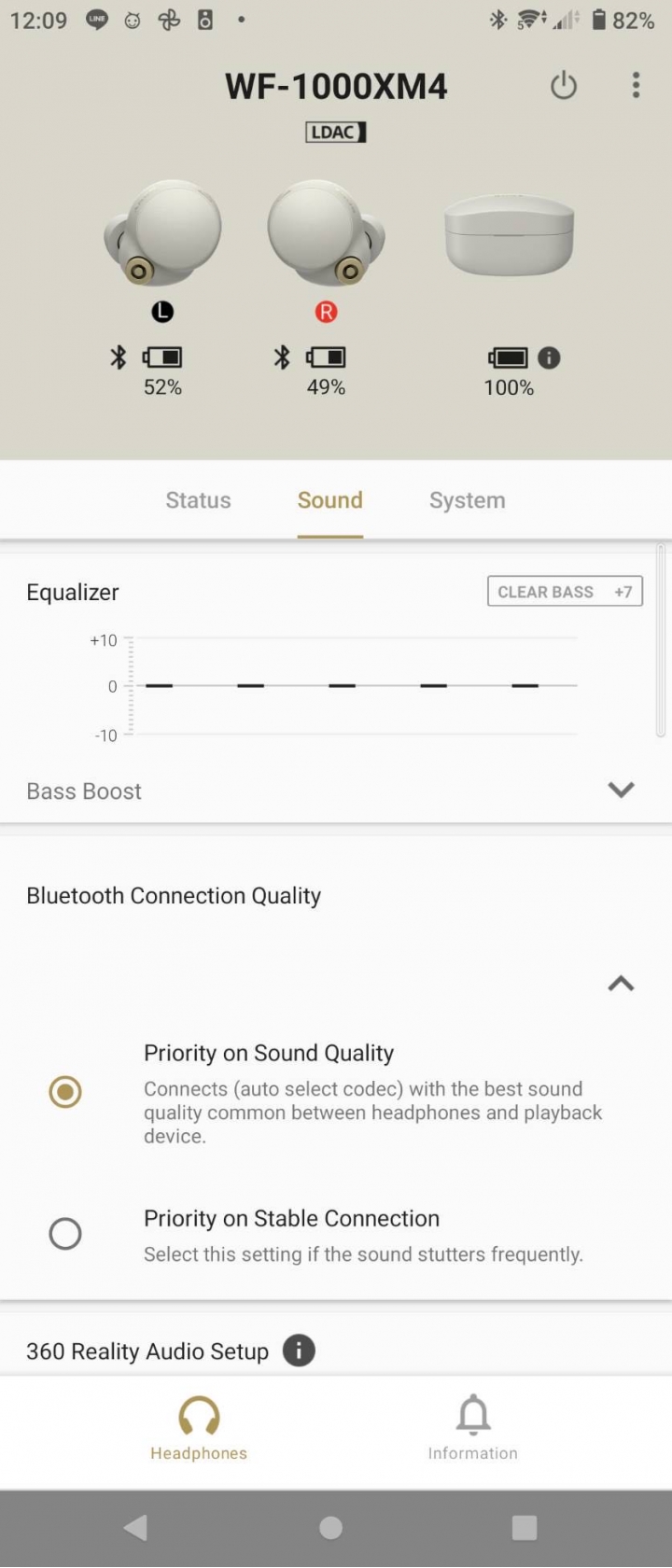 由SONY WF1000XM4/XM3再來聆聽比較AAC與LDAC