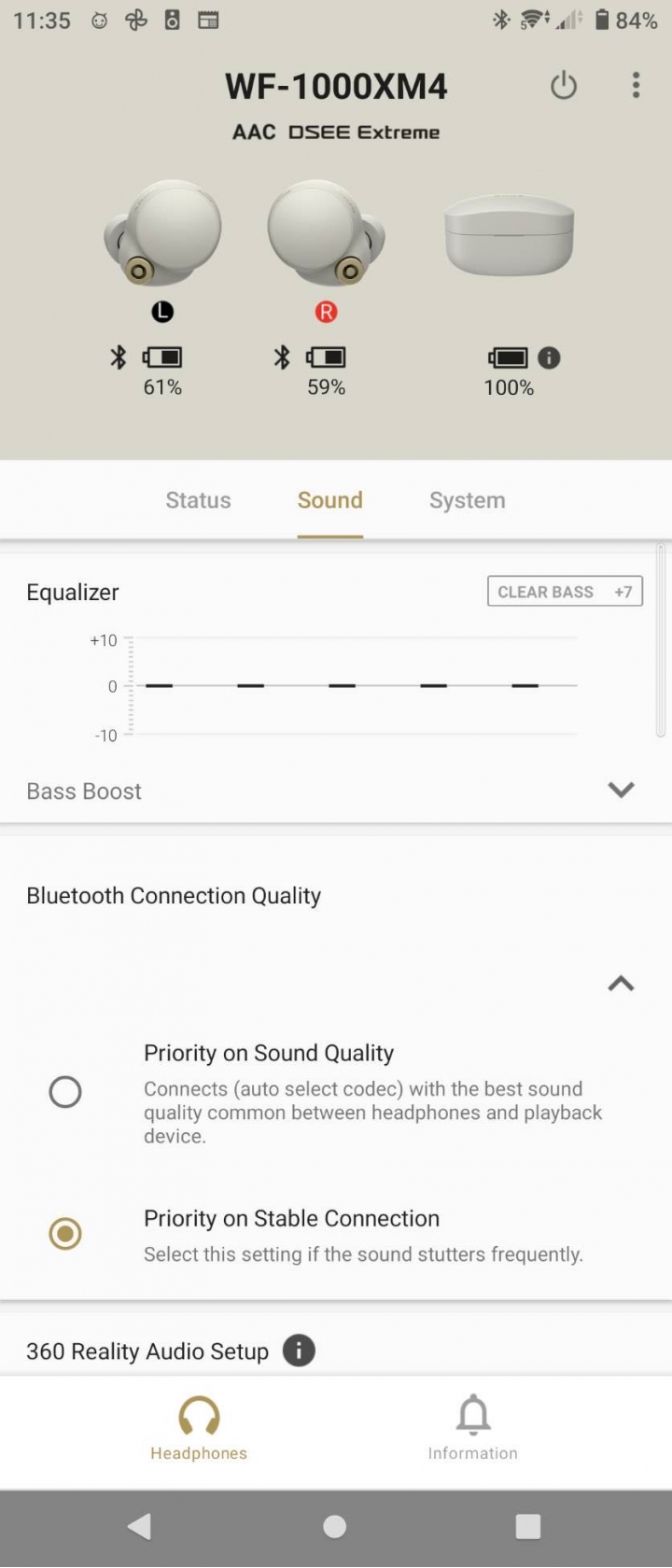 由SONY WF1000XM4/XM3再來聆聽比較AAC與LDAC