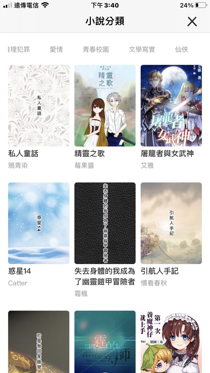 大家都在什麼平台看小說呢？