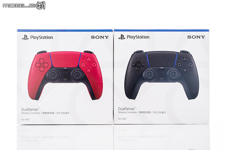PS5無線控制器DualSense午夜黑/星塵紅開箱｜美感實用兼具！