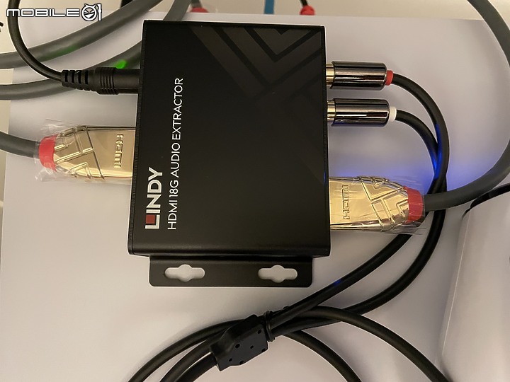 點我看大圖 4K60支援 ,簡單易用 38361 LINDY HDMI 18G Audio Extractor 靈活彈性解決影音分