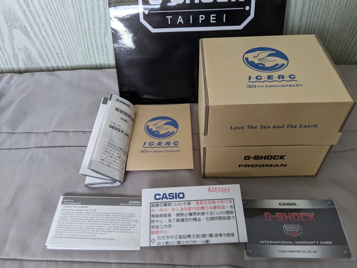 ［開箱］G Shock GWF-A1000K-2AJR 鯨豚蛙人 I.E.C.R.C. JP