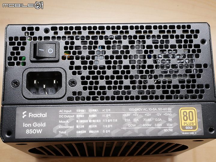 Dynamic 140 靜音風扇採用 Fractal Design ION Gold 850W 開箱