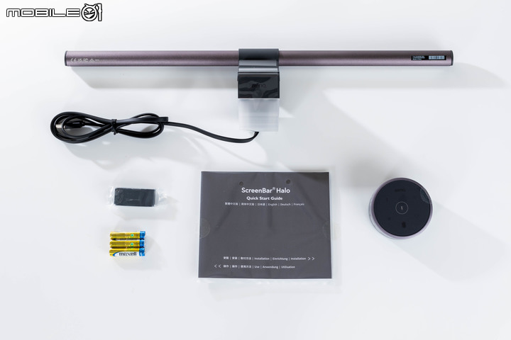 BenQ ScreenBar Halo 螢幕掛燈開箱體驗 新光型+後補光設計讓照明範圍更廣