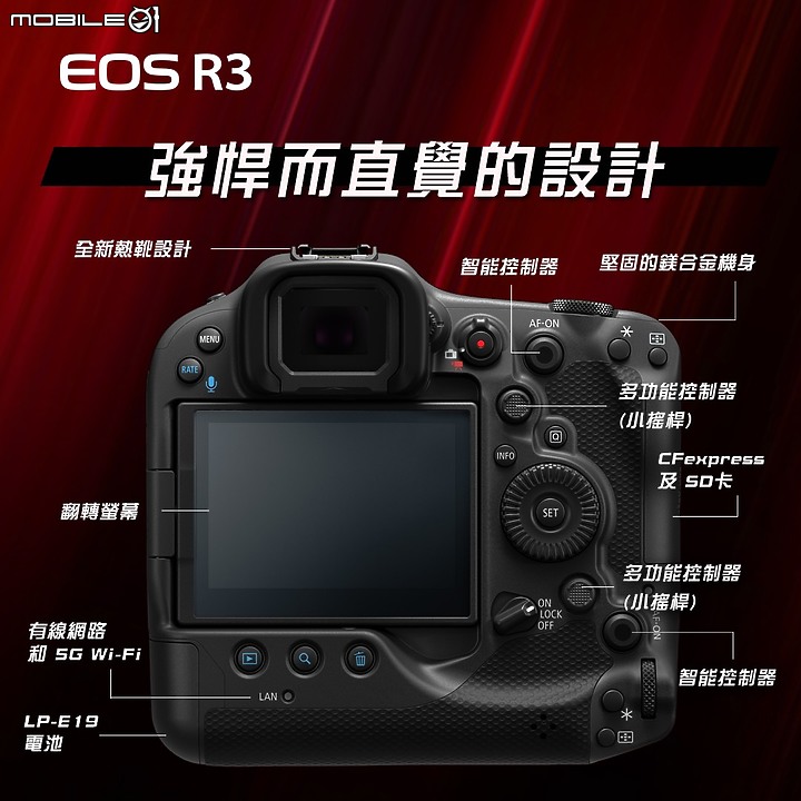 【新訊】Canon EOS R3 第二波規格釋出!支援 EV-7 對焦、30fps RAW、電子快門閃燈同步