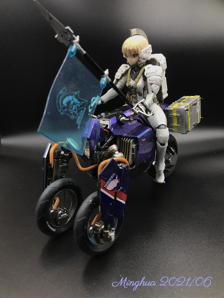 Kotobukiya 壽屋 1/12 死亡擱淺 倒三輪車 + Ludens 簡單分享