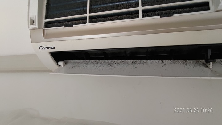 DIY國際牌LJ分離式冷氣室內機清洗