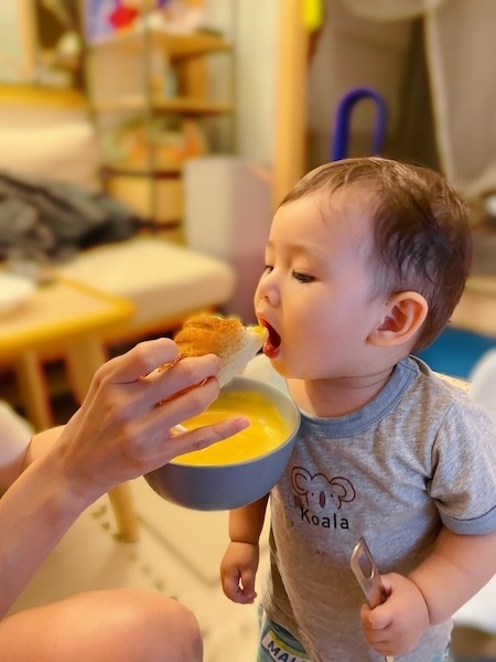 寶寶副食品：桂格麥精南瓜蘿蔔湯