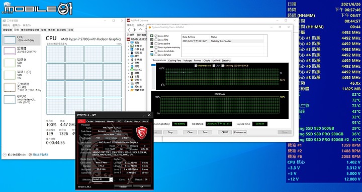 開箱 Noctua 貓頭鷹話題新品 NH-P 無風扇空冷巨無霸力壓 Ryzen 7 5700G