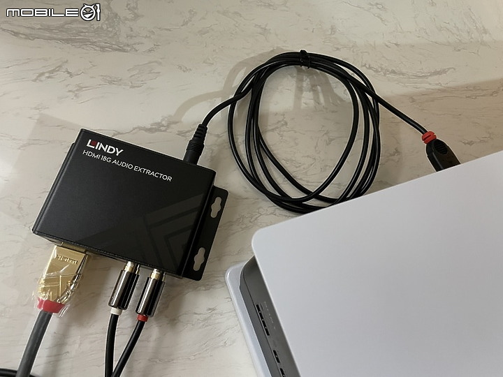 點我看大圖 4K60支援 ,簡單易用 38361 LINDY HDMI 18G Audio Extractor 靈活彈性解決影音分