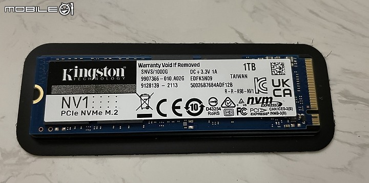 點我看大圖 Kingston NV1 SSD 1TB 開箱 & 外接 USB 3.2 Gen2x2 測試