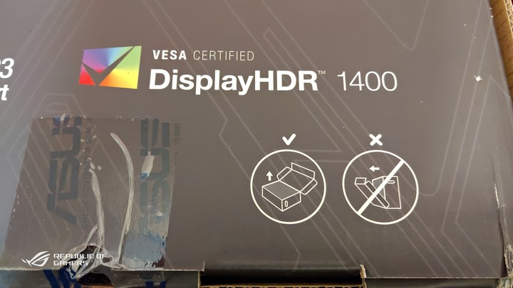ROG PG32UQX - 4K 144Hz DSC Mini LED HDR顯示器之王(簡單開箱-圖文多)